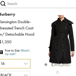 Burberry trench coat